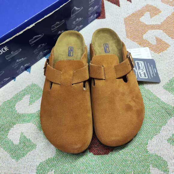 SEALED 🎱Birkenstock Boston NARROW • MINK SUEDE • Women's - Picture 3 of 6